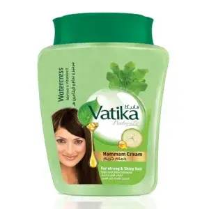 فاتيكا حمام كريم للشعر بالجرجير والنخاع وفيتامين أي – 900 جرام    Vatika Hair Cream Bath with Watercress, Marrow, and Vitamin E – 900g