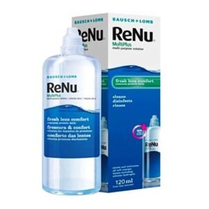 محلول باوش آند لومب رينو  للعدسات اللاصقة 120 مل Bausch And Lomb Renu Solution for Contact Lenses 120 ml