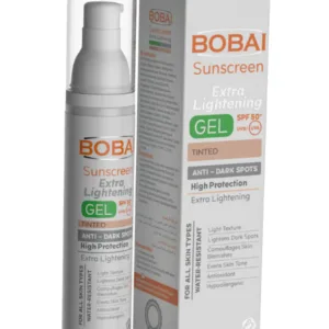 Bobai Sunscreen Tinted Extra Lightening gel spf 50 بوباي اكسترا جيل تينتد بعامل حماية 50+